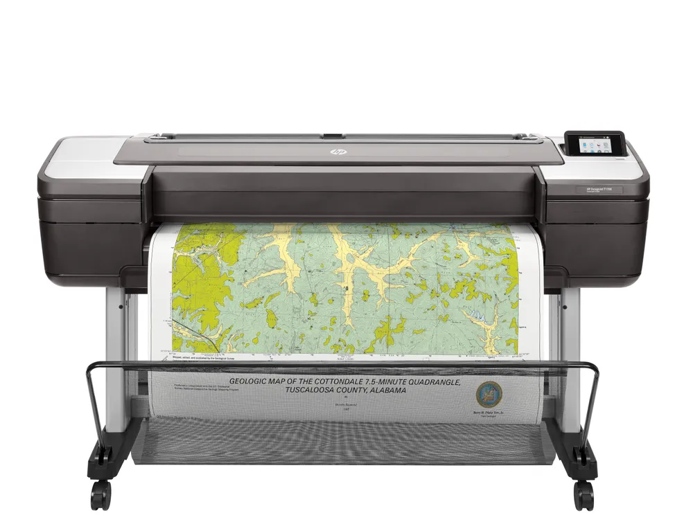 Tintenstrahldrucker Ethernet USB HP Designjet T1700 PostScript 44 Zoll
