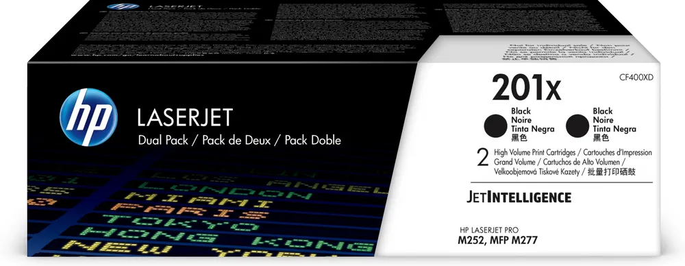 201X 2er-Pack schwarz Toner