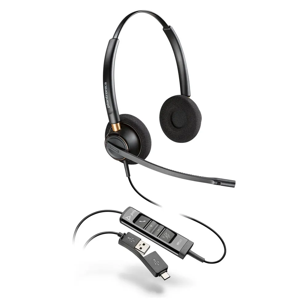 HP Poly Headset EncorePro 525 Duo USB-A