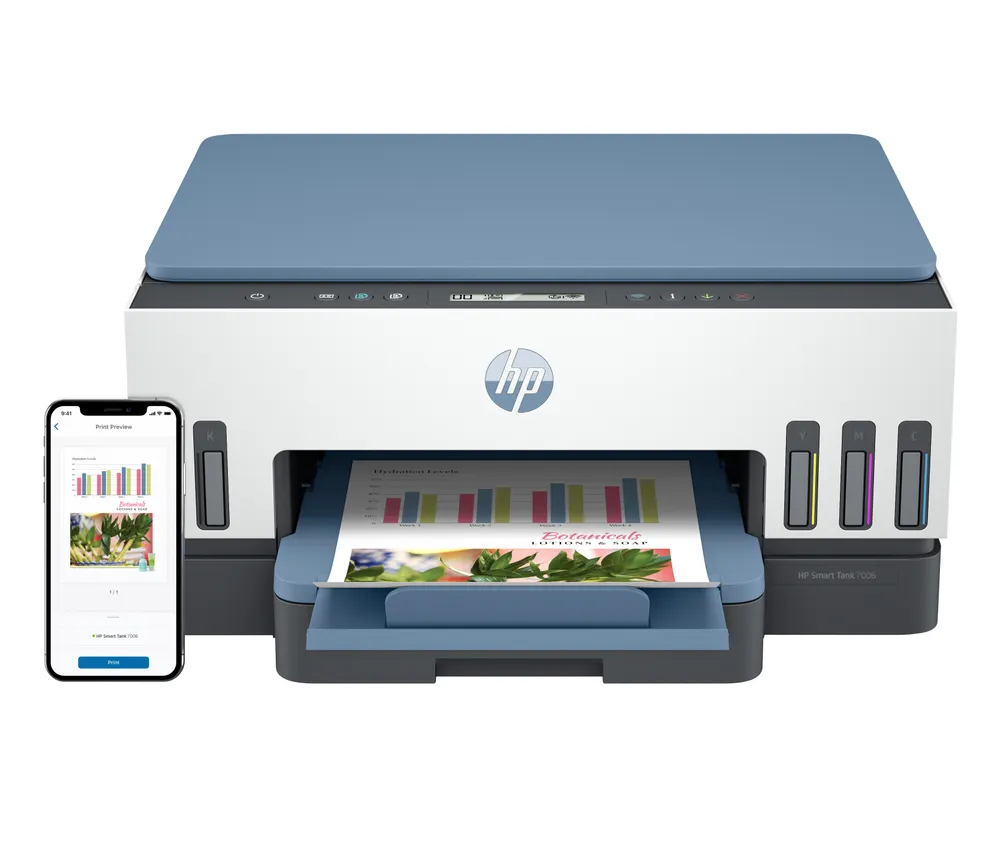 HP Smart Tank 7006 All-in-One Thermal Inkjet A4 4800 x 1200 DPI 15 Seiten pro Minute WLAN