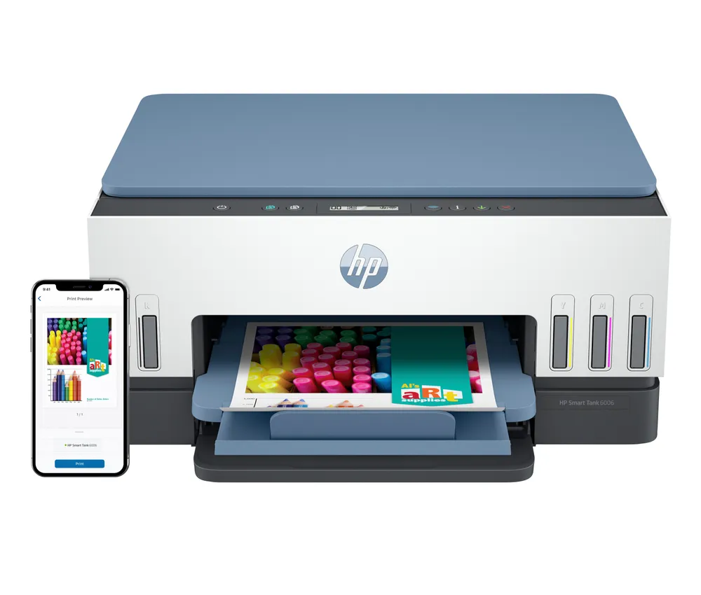 Multifunktion HP Smart Tank 670 Inkjet Farbe WLAN Duplex All-in-One LCD