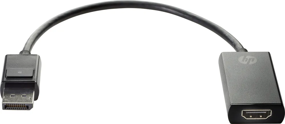 HP DisplayPort auf HDMI True 4K Adapter Stecker/Buchse 38g Schwarz Geschäft