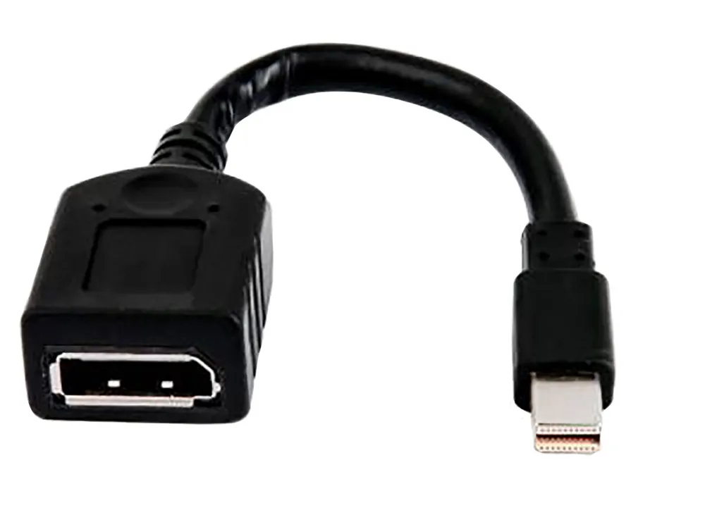 Kabel Adapter Mini DisplayPort auf DisplayPort Schwarz 1,8 m