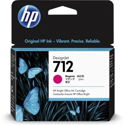 HP 712 29-ml Magenta DesignJet Ink Cartridge Druckerpatrone 1 Stück(e) Original Standardertrag