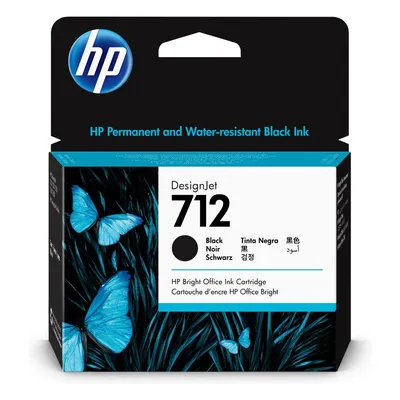 HP 712 80-ml Black DesignJet Ink Cartridge Druckerpatrone 1 Stück(e) Original Hohe (XL-) Ausbeute