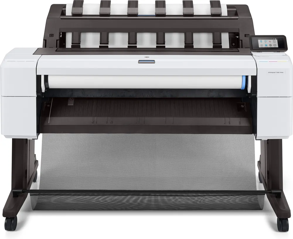 Tintenstrahldrucker Ethernet HP Designjet T1600 36" mit mobiler Druckfunktion und Sicherheit