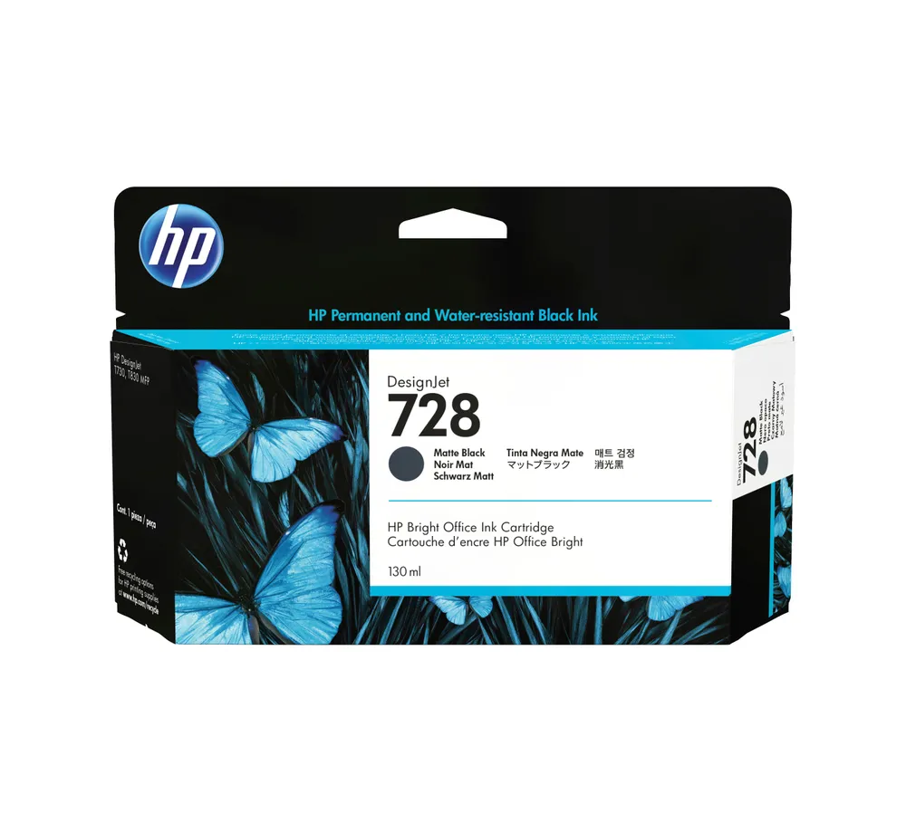 HP DesignJet 728 Tintenpatrone Mattschwarz 130 ml
