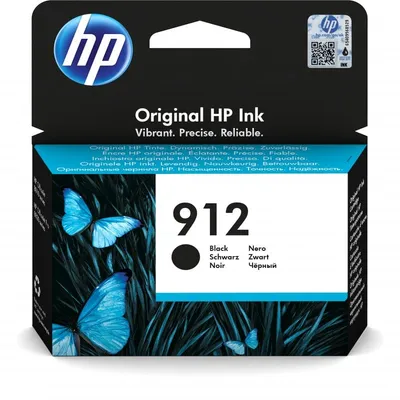 HP 912 Black Original Ink Cartridge Druckerpatrone 1 Stück(e) Standardertrag