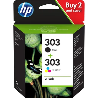COMBO 2 PACK TINTE HP 303 BLISTER