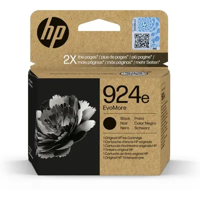 Original HP EvoMore HP 924e Tintenpatrone Schwarz