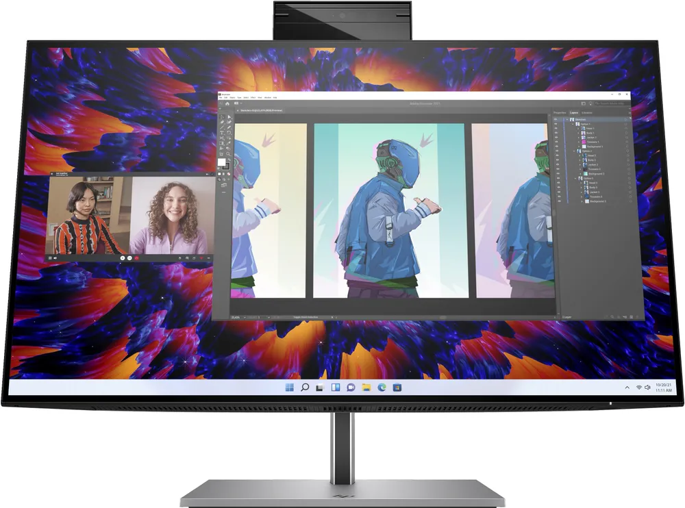 Monitor HP Z24m G3 23,8" QHD 90Hz IPS Webcam Lautsprecher USB-C