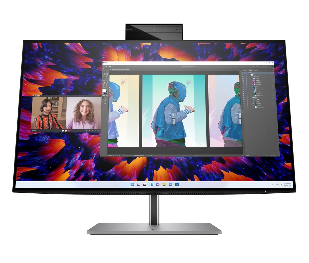 Monitor HP Z24m G3 23,8" QHD 90Hz IPS Konferenzkamera Lautsprecher USB-C