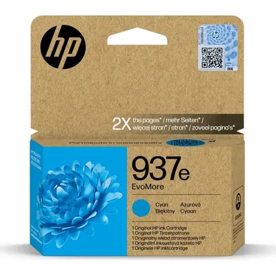 HP 937e EvoMore Cyan Original-Tintenpatrone