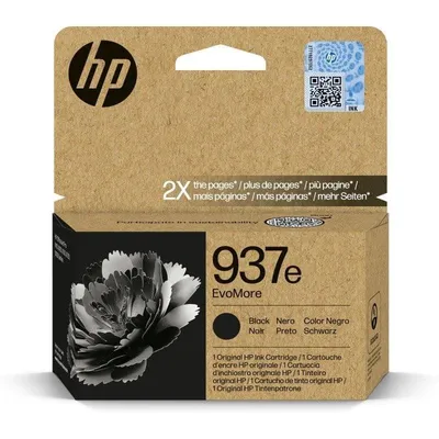 HP 937e EvoMore Schwarze Original-Tintenpatrone