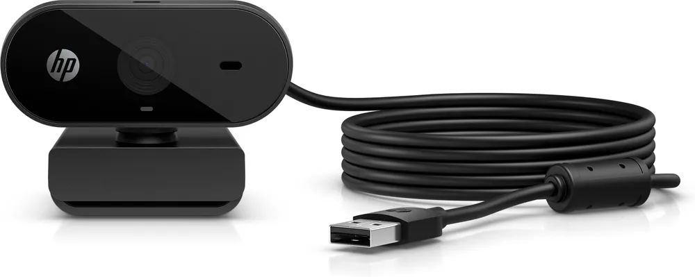 Webcam HP 320 FHD USB-A 1080p Weitwinkel 66º Integriertes Mikrofon