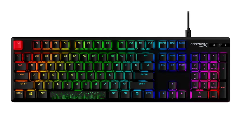 HP HyperX Alloy Origins | 639n3aa#abd | Tastatur - Hintergrundbeleuchtung