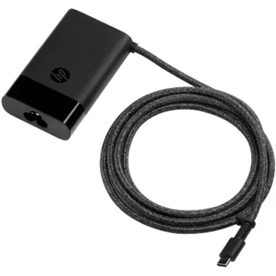 HP USB-C-Ladegerät 65W, kompakt und leicht, für Laptop, Tablet und Smartphone