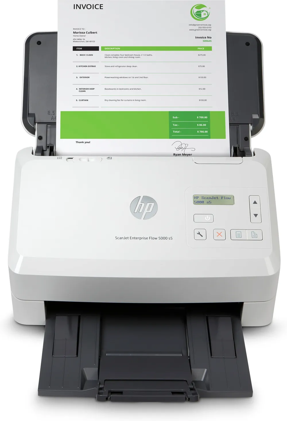 HP ScanJet Enterprise Flow 5000 s5 | 6fw09a#b19 | Dokumentenscanner - CMOS / CIS