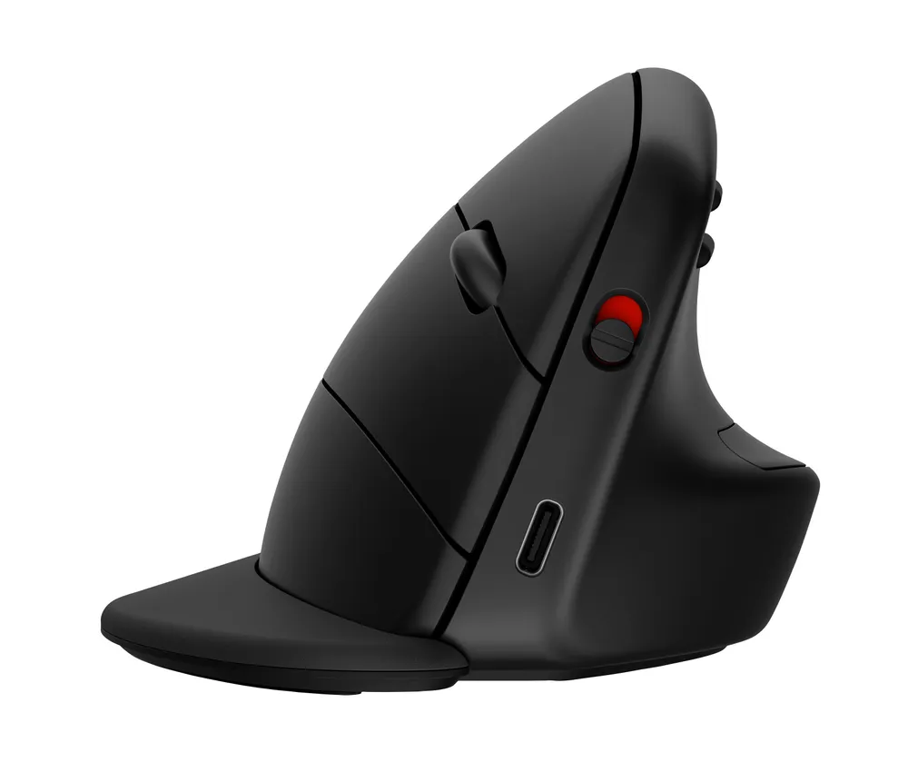 Ratón HP 920 Bluetooth USB 4000DPI Schwarz Vertikal Ergonomisch 5 Tasten