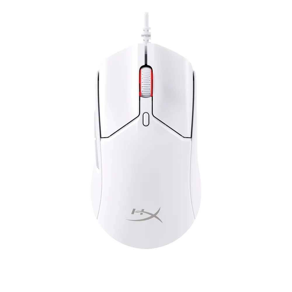 HP HyperX Pulsefire Haste 2 ? Gaming-Maus (Weiß) | 6n0a8aa | Beidhändig - USB Typ-A