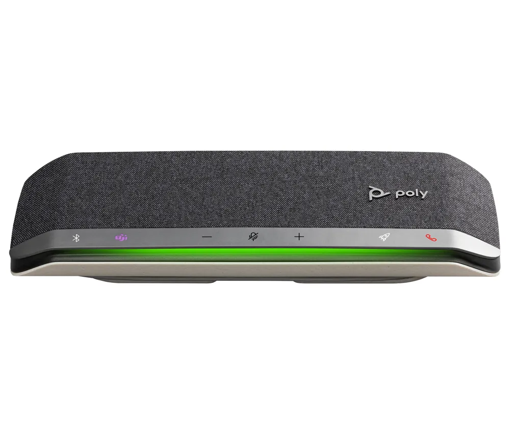HP POLY Sync 40-M Microsoft Teams-zertifizierte USB-A USB-C Freisprecheinrichtung | 77p35aa | PC - Silber