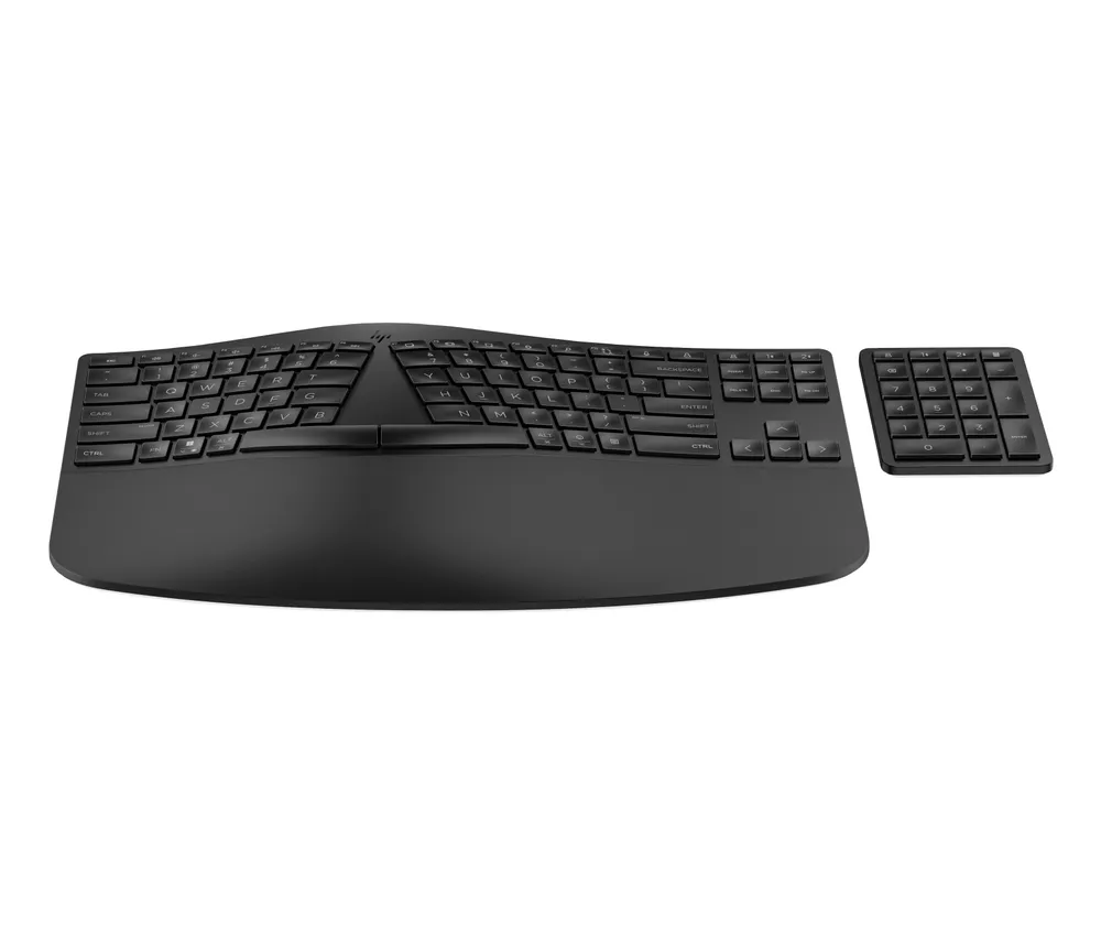 HP 965 Ergonomic Wireless Keyboard | 7e756aa | Volle Größe (100%) - Kabellos