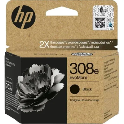 HP EvoMore 308e Schwarze Original-Tintenpatrone