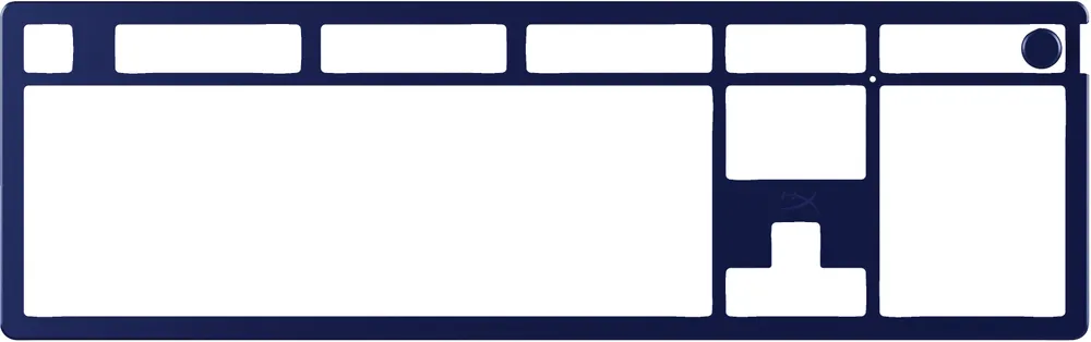 HP Alloy Rise Top Plate | 85u10aa | Navy Blue - Oberer Tastaturrahmen