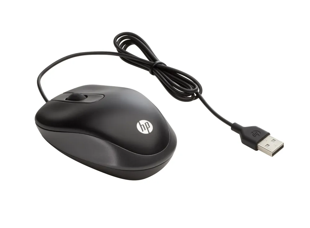 Maus HP G1K28AA USB 1000DPI Schwarz Ambidextrous Kompakt