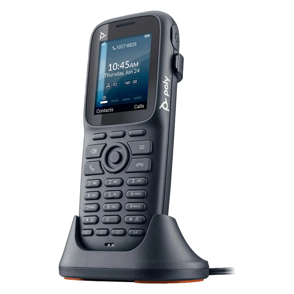 HP Poly Rove 20 Schnurloses VoIP-Telefon mit Anrufer-ID-Anklopf-Funktion
