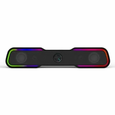 HP DHE-6002 RGB-LED-Soundbar, 6 W, Schwarz