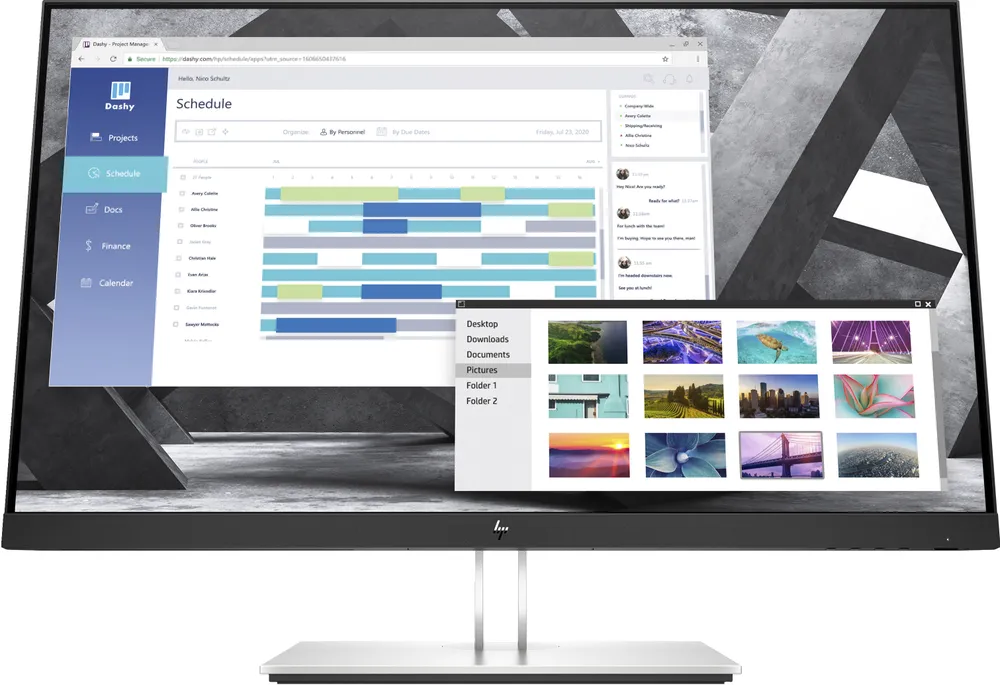 HP E-Series E27q G4 QHD Monitor Computerbildschirm 68,6 cm (27") 2560 x 1440 Pixel Quad HD Schwarz