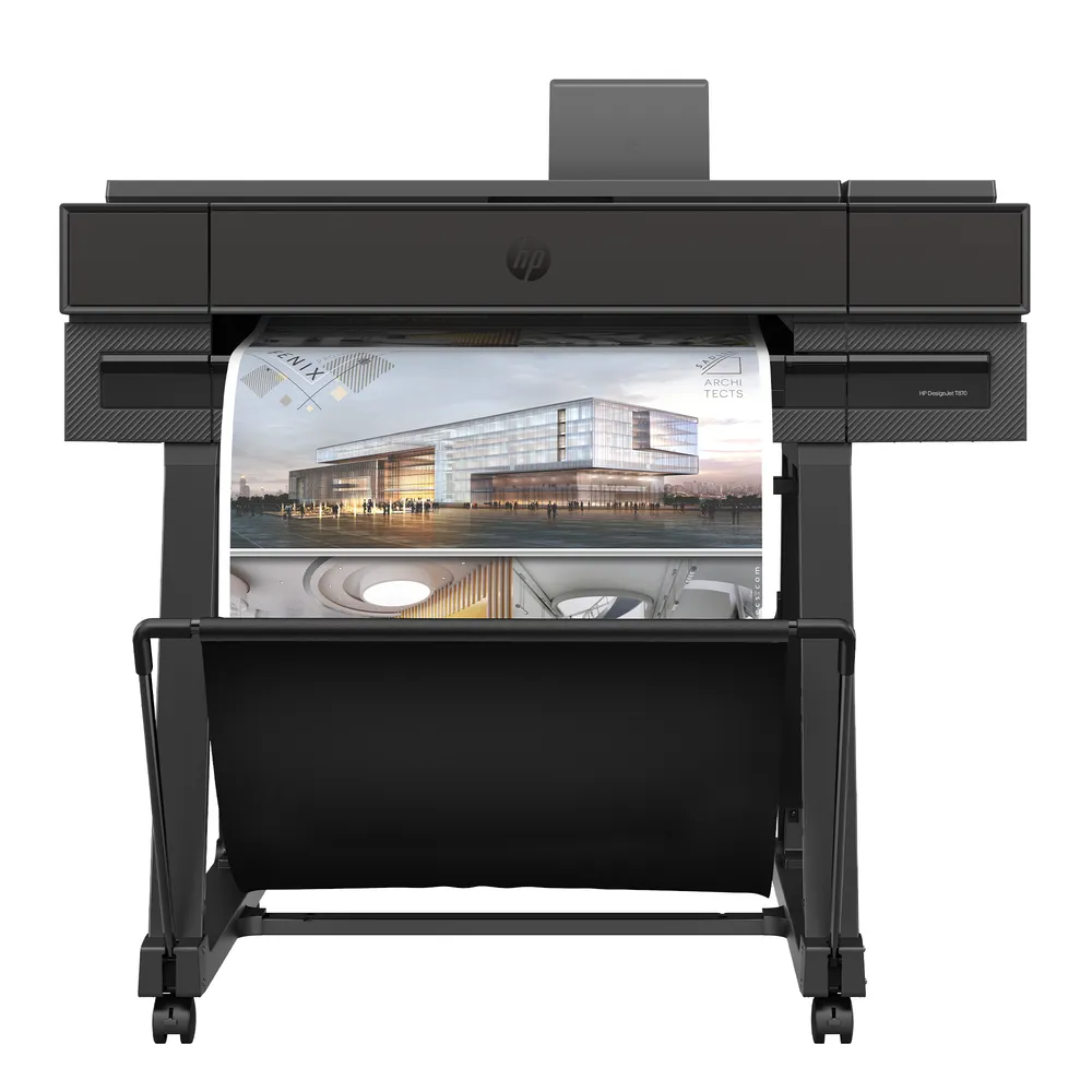Drucker Tintenstrahl WLAN Ethernet HP Designjet T870 24 Zoll Druckfunktion