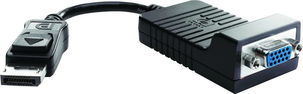 HP DisplayPort auf VGA Adapter Schwarz