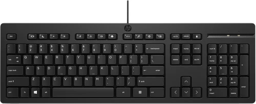 HP 125 Kabelgebundene Tastatur | ay2y7aa#abd | Volle Größe (100%) - Kabelgebunden