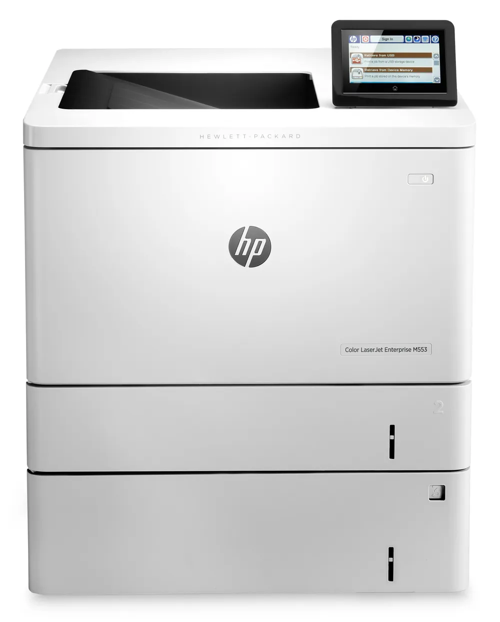 HP Color LaserJet Enterprise M553x | b5l26a#b19 | Drucken - USB-Druck über Vorderseite; Beidseitiger Druck