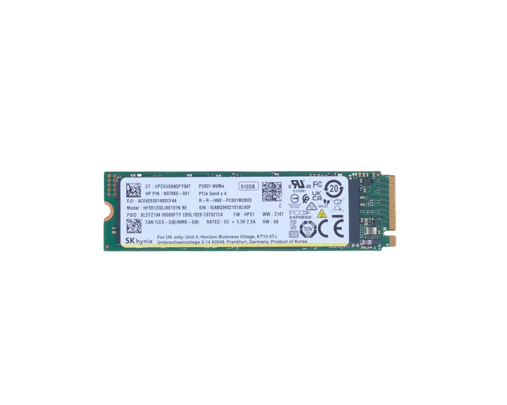 HP  SSD | b8bd5aa | 512 GB - intern