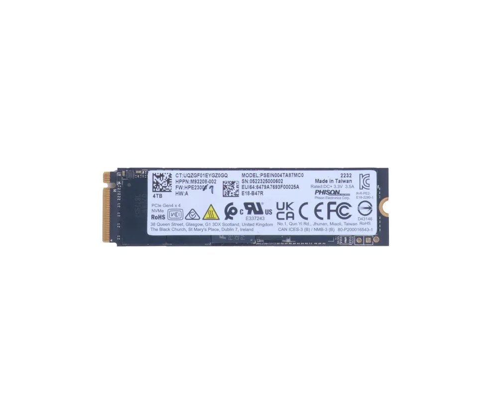 HP  SSD | b8bd8aa | 4 TB - intern
