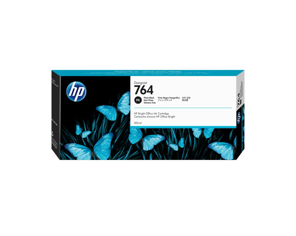 HP 764 300-ml Photo Black DesignJet Ink Cartridge Druckerpatrone 1 Stück(e) Original Standardertrag