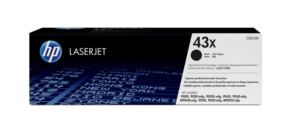 HP 43X High Yield Black Original LaserJet Toner Cartridge Tonerkartusche 1 Stück(e)