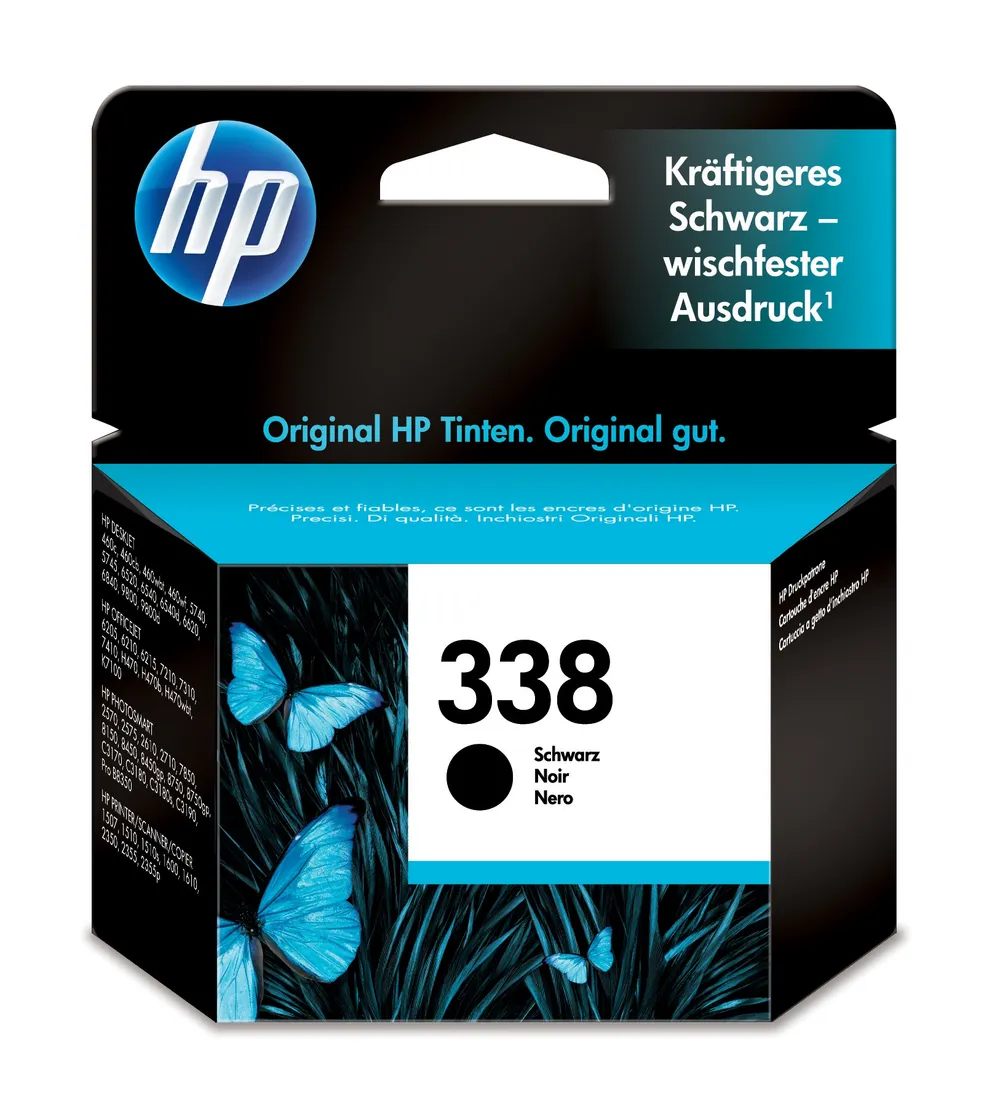 HP 338 Patrone Schwarz