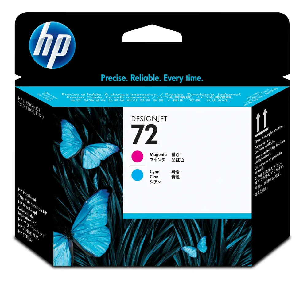 HP 72 Magenta/Cyan Original-Tintenpatrone