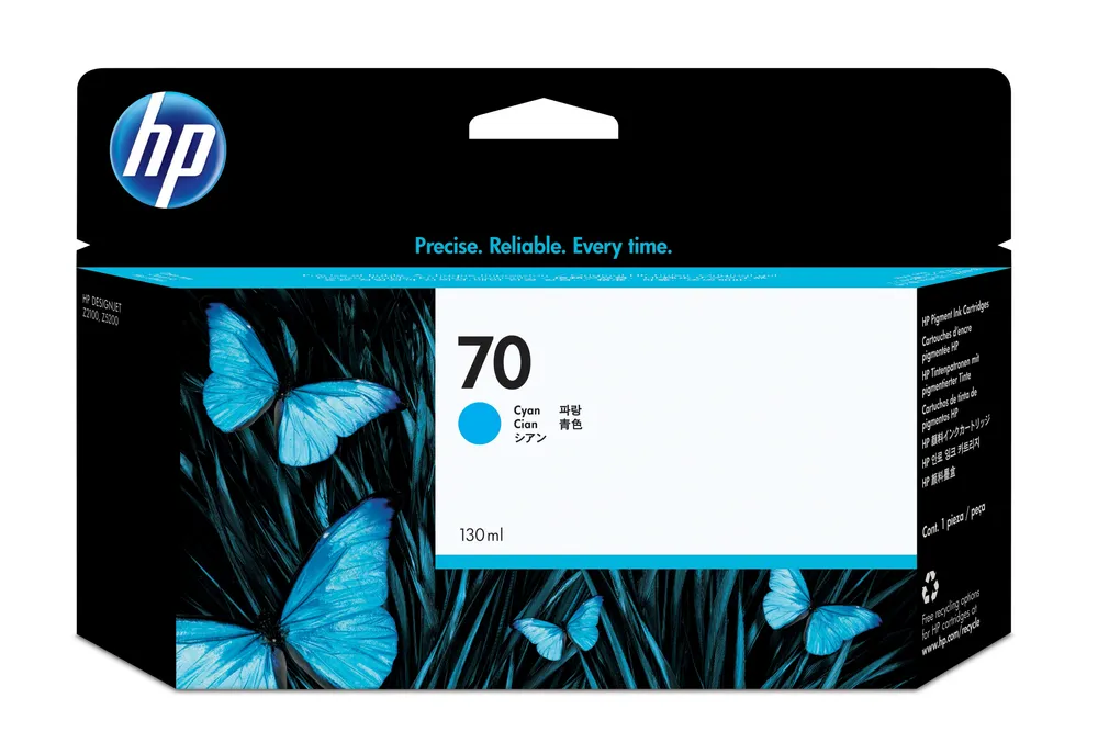 HP DesignJet 70 Tintenpatrone Cyan 130 ml