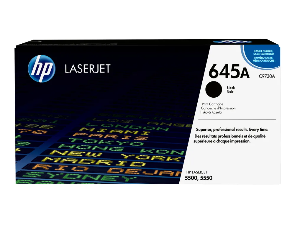 HP 645A Black Original LaserJet Toner Cartridge Tonerkartusche 1 Stück(e)