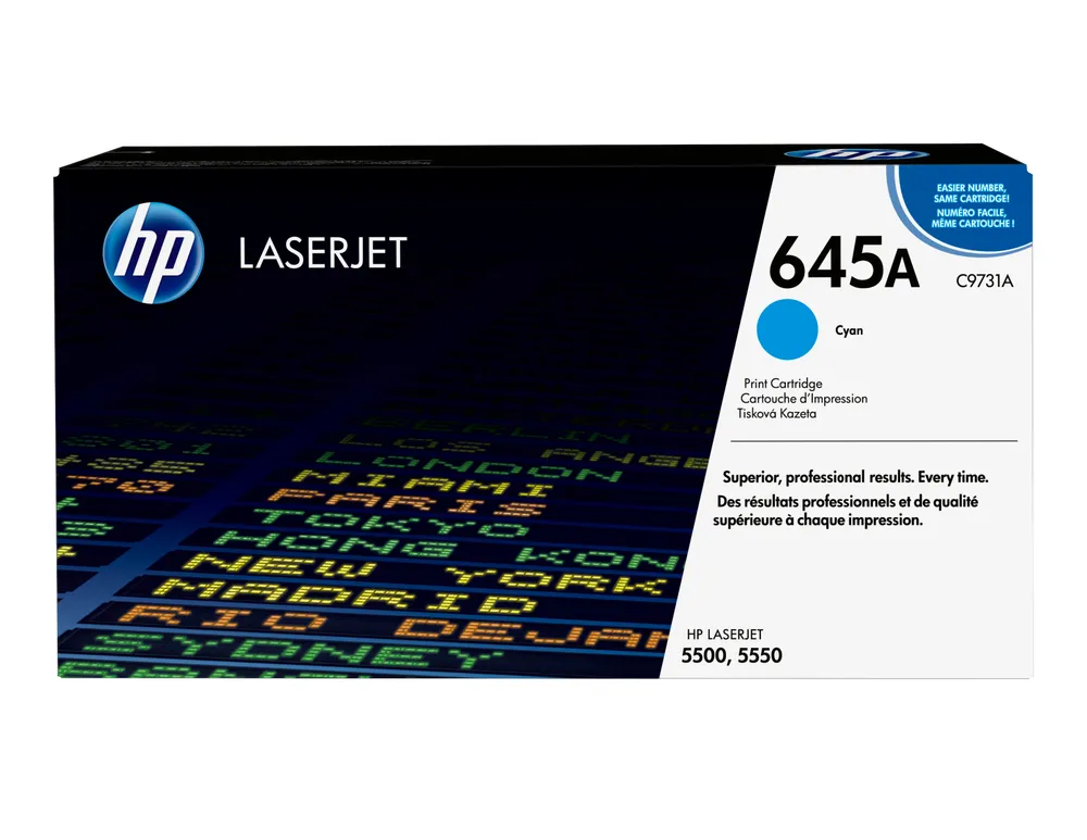 HP 645A Cyan Original LaserJet Toner Cartridge Tonerkartusche 1 Stück(e)