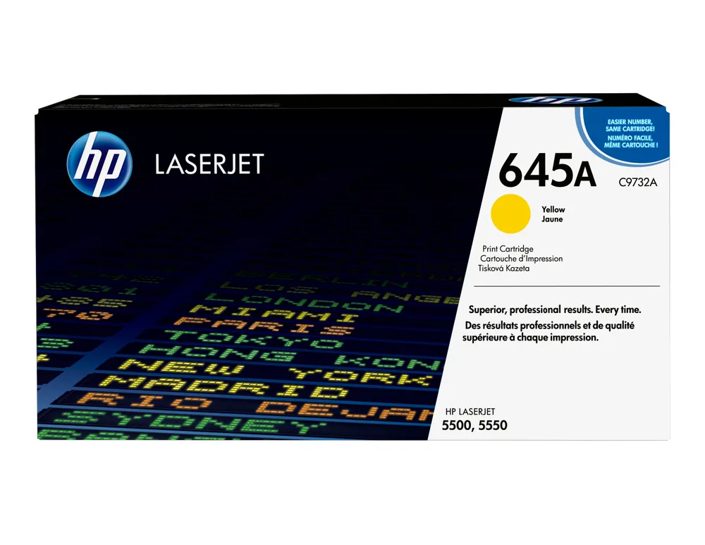 HP 645A Yellow Original LaserJet Toner Cartridge Tonerkartusche 1 Stück(e)