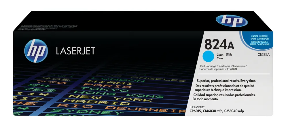HP 824A Cyan Original LaserJet Toner Cartridge Tonerkartusche 1 Stück(e)