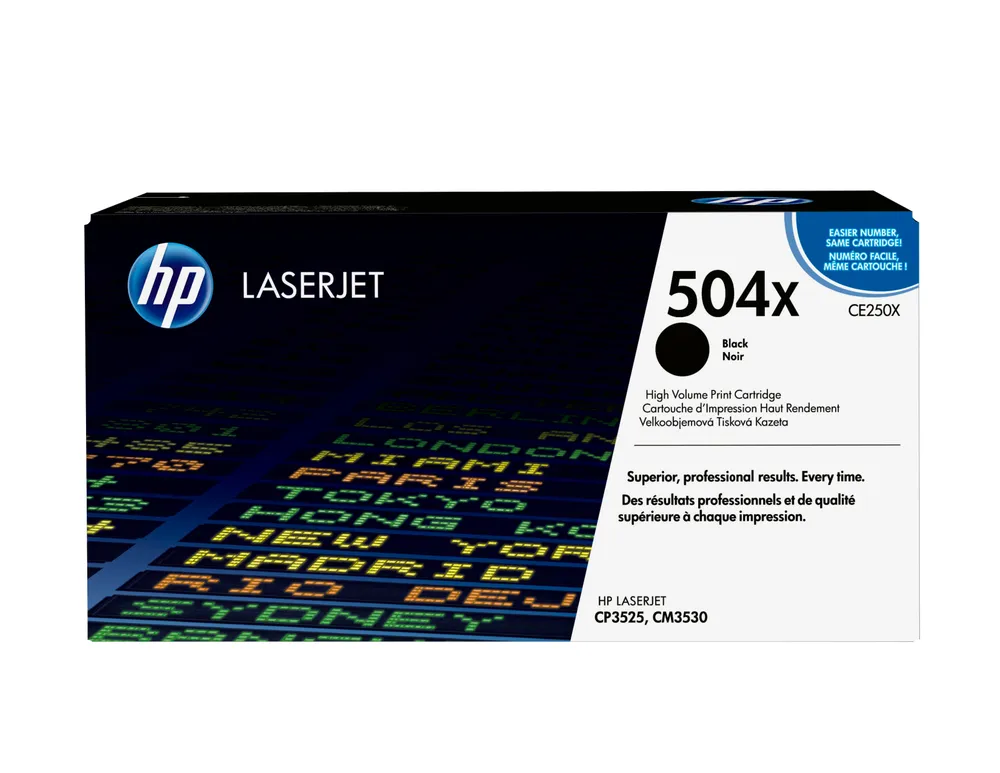 HP 504X High Yield Black Original LaserJet Toner Cartridge Tonerkartusche 1 Stück(e)