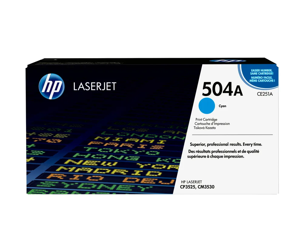 HP 504A Cyan Original LaserJet Toner Cartridge Tonerkartusche 1 Stück(e)