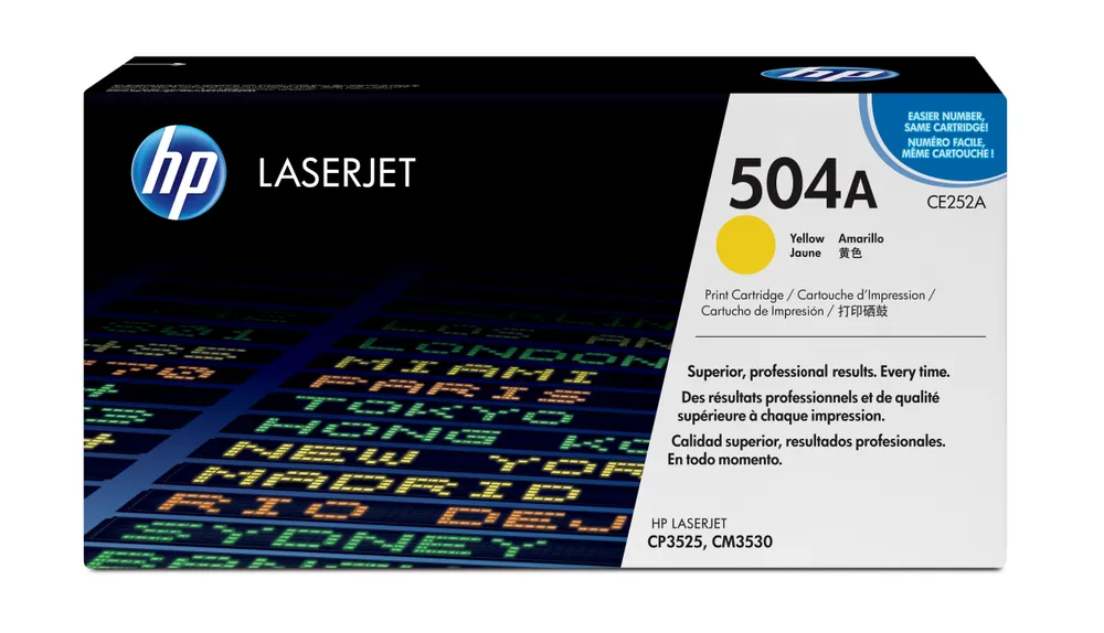 HP Toner 504A gelb | ce252a |
